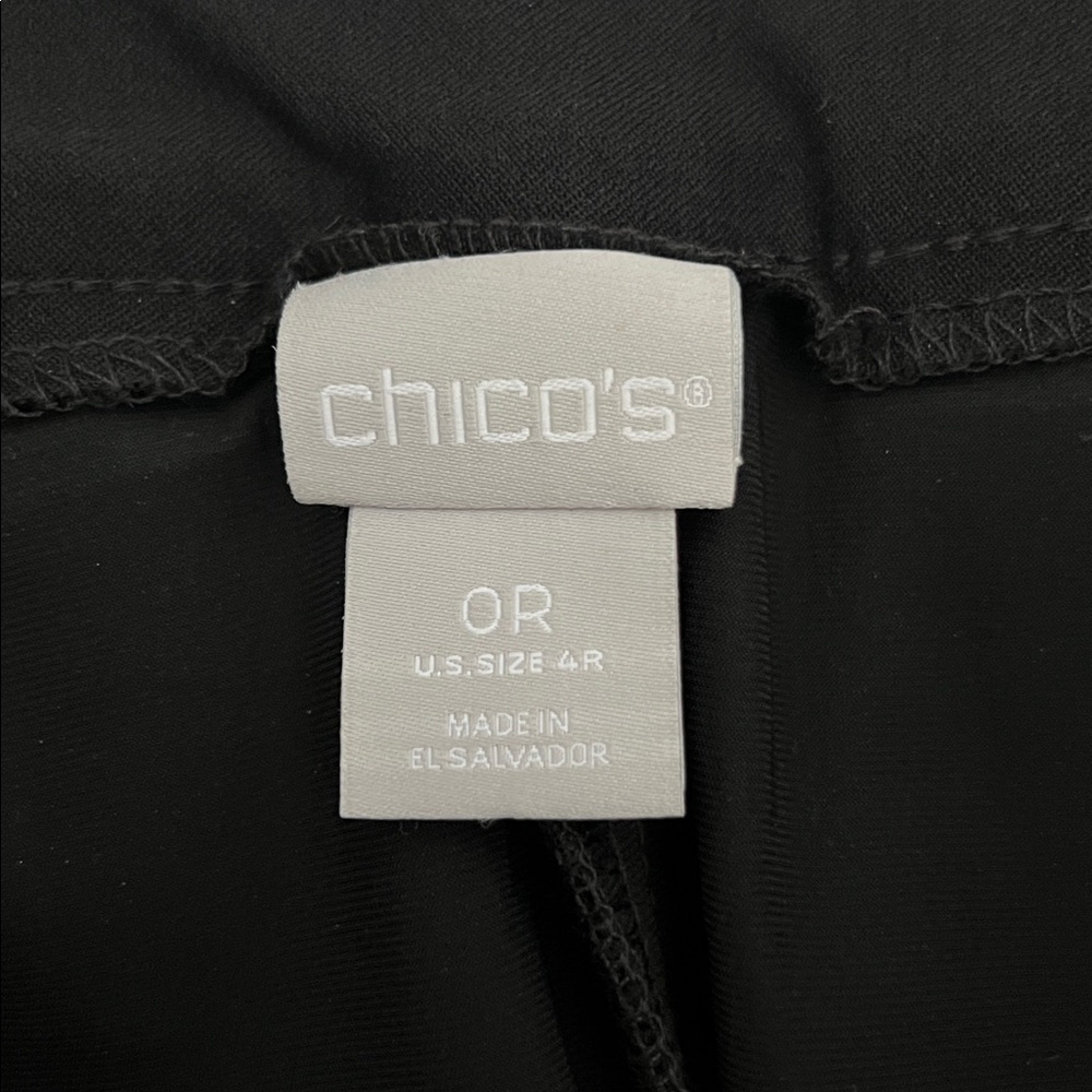 Chicos Classic Black Pants - Picture 4 of 7